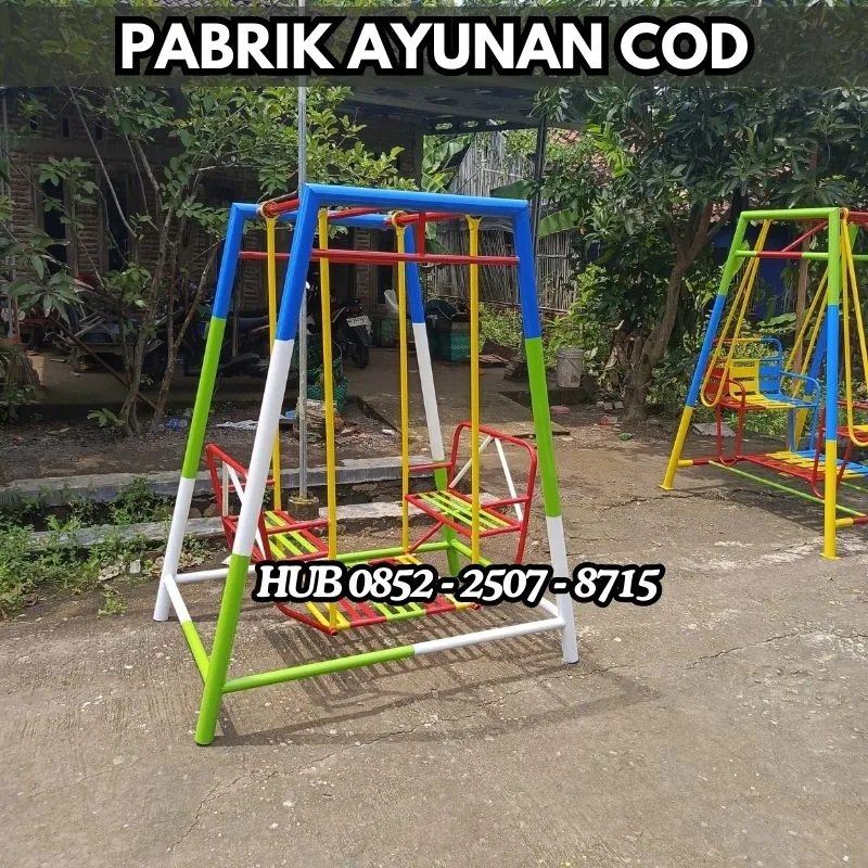 Hub 0852-2507-8715 DIJAMIN AMAN ! ayunan besi bulat besar Dan mainan playground Kec Cingambul Majalengka Bayar COD Free Ongkir
