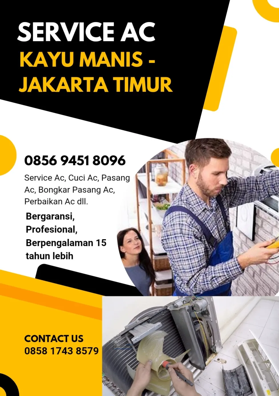 Service Ac Kayu Manis Matraman Jakarta Timur 0858 1743 8579
