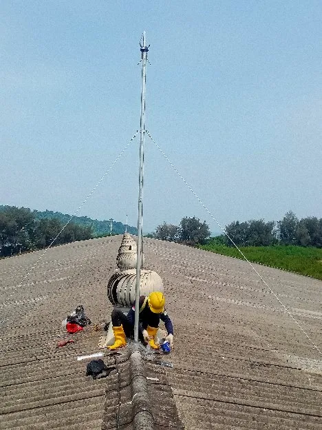 Toko pemasangan pasang penangkal petir konvensional & Radius Murah Berkualitas