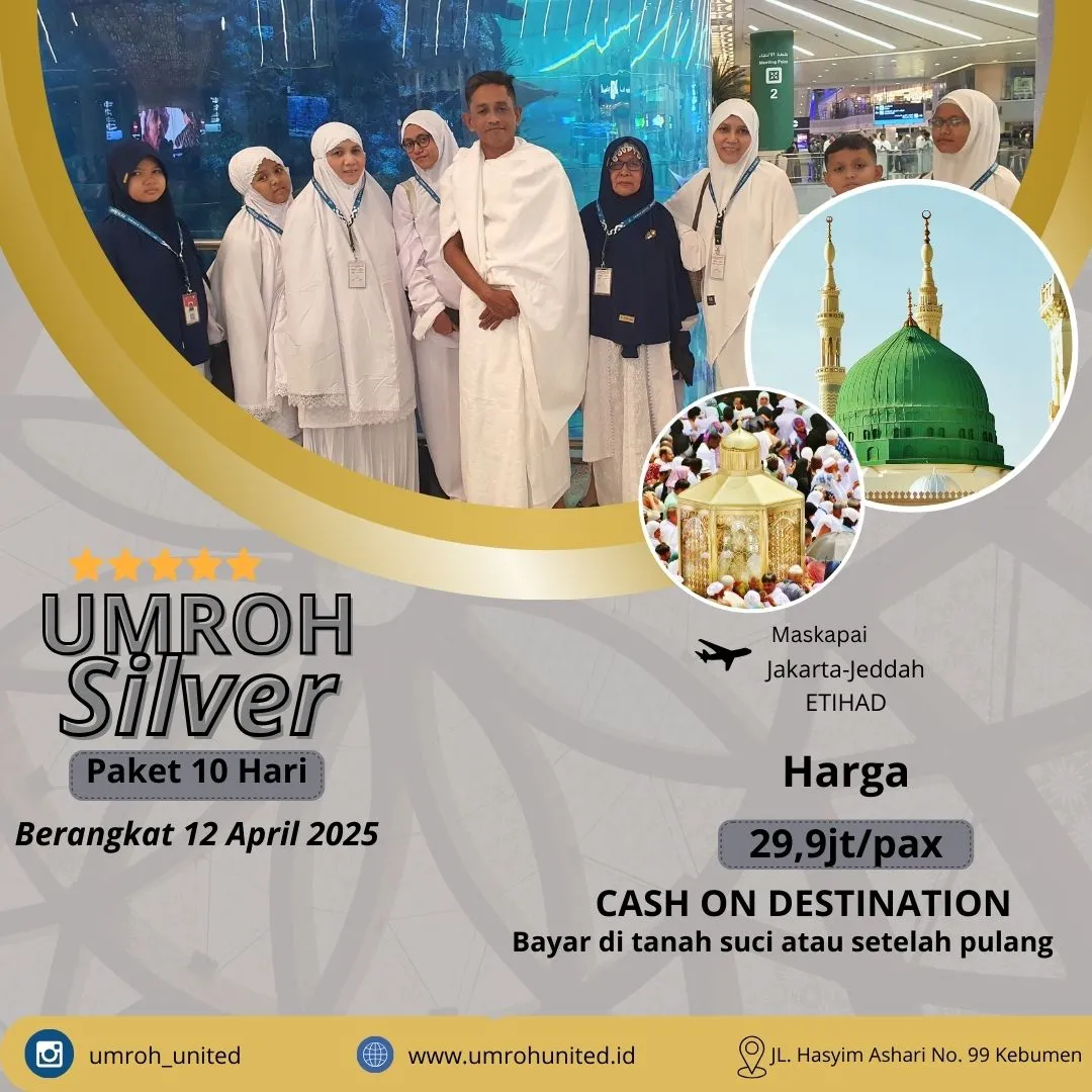 TERPERCAYA, Travel Umroh & Haji Tanpa Antri Eksekutif Bengkulu Tengah Padang Jogja UMROH UNITED BANGKALAN