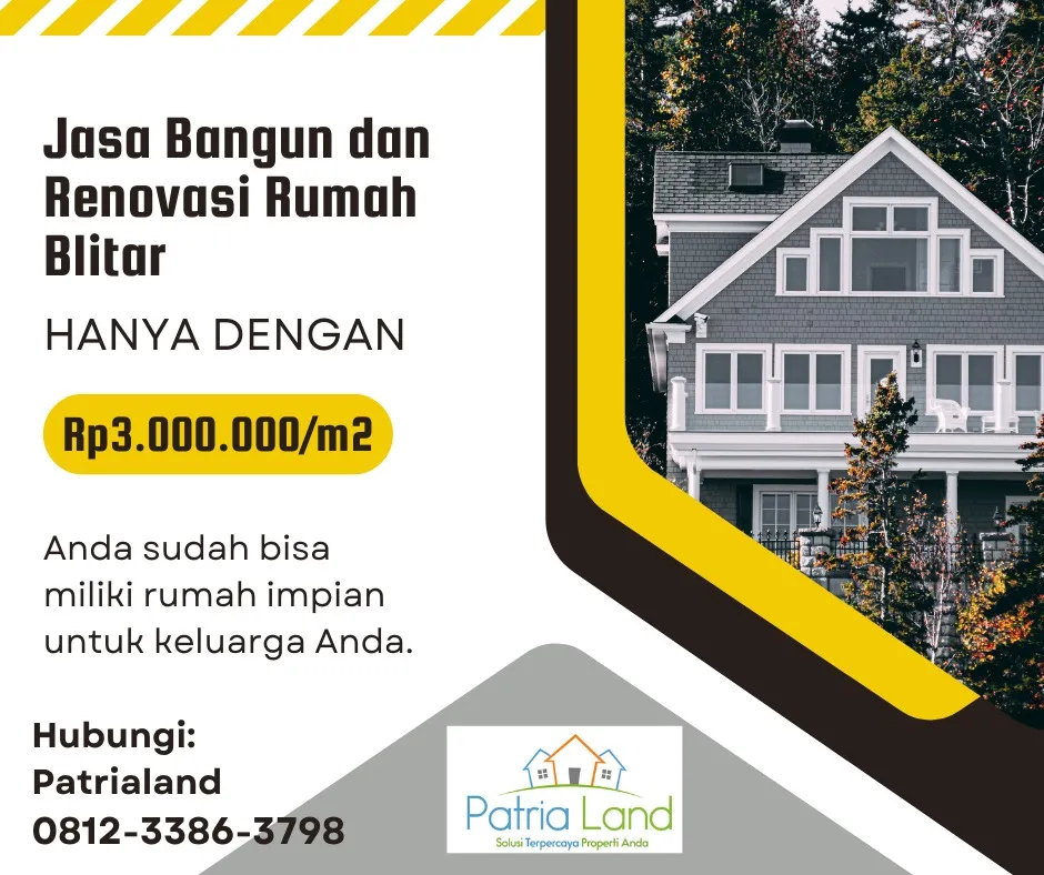 Proses Cepat Developer Bangun Rumah Rumah Tropis Wonodadi Blitar PATRIALAND BLITAR SELOREJO