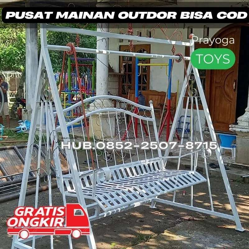 Inspirasi ayunan besi bulat Dan mainan outdoor untuk tk Kec Karanganyar Ngawi