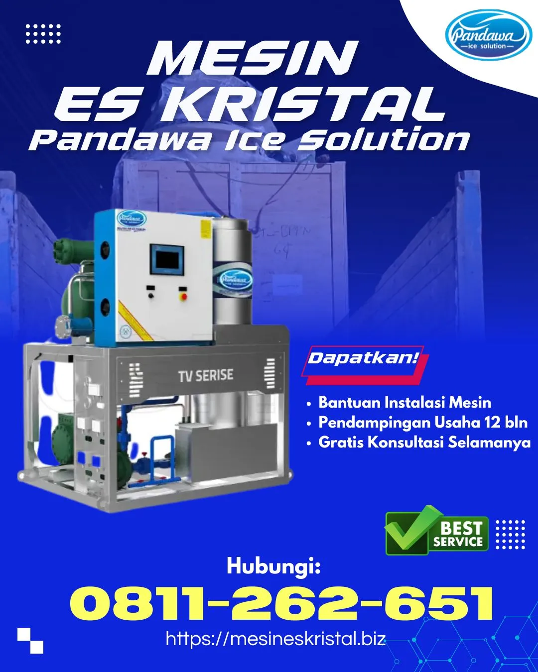 HARGA MESIN ES KRISTAL KOTA PALU, SULTENG