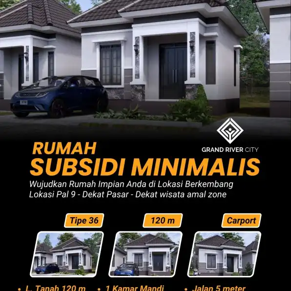 WA.0812 5333 7663, Perumahan Grand River City, Perumahan Subsidi Minimalis Pontianak