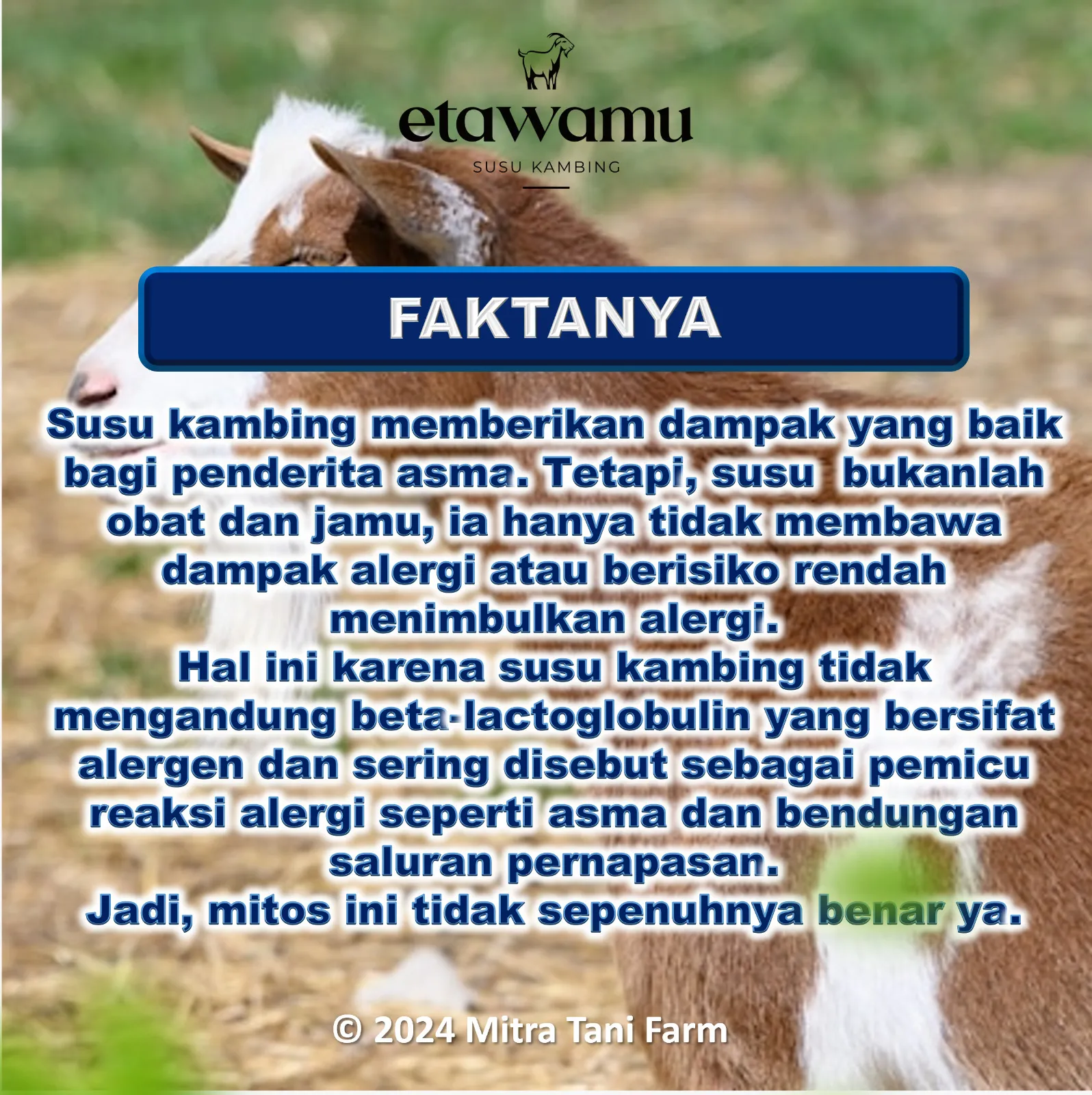 Susu Kambing Untuk Anak Jakarta Utara,BPOM & MENYEHATKAN