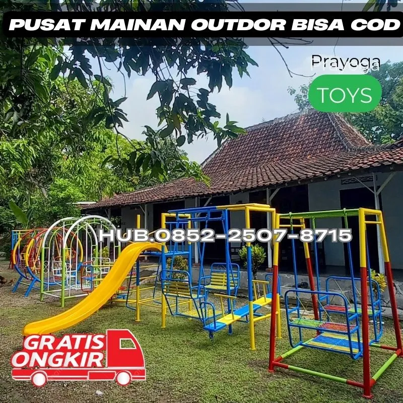 Contoh ayunan besi dewasa Dan Perosotan Custom  Kec Kedunggalar Ngawi