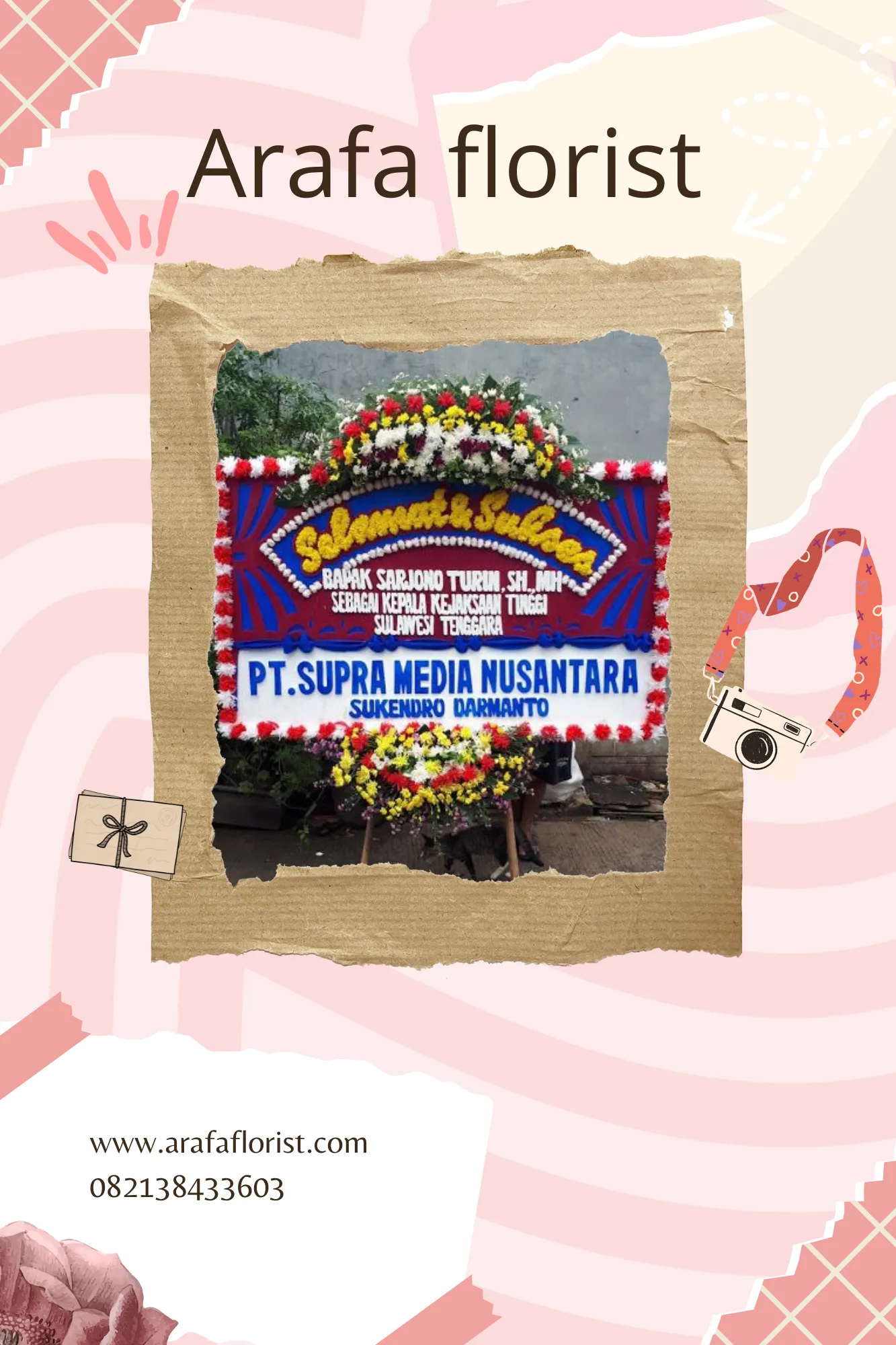 Jual Karangan Bunga Papan Tulungagung