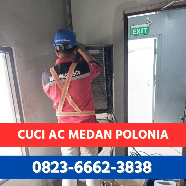 Cuci AC Hotel Medan Polonia