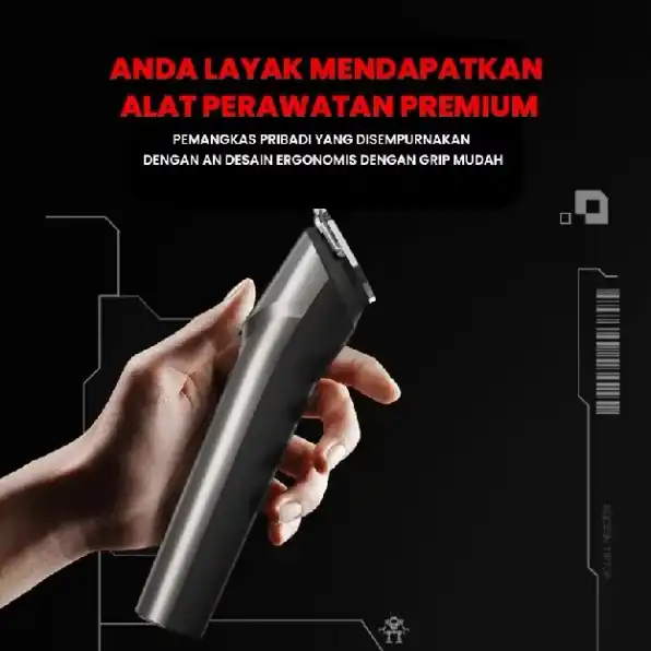 ENCHEN Beardo 2 Smart Cordless Hair Clipper Trimmer Type-C 5W 1200mAh Alat Cukur Elektrik Rambut Jen