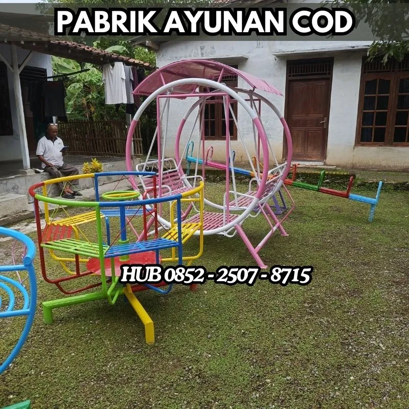 Hub 0852-2507-8715 CUKUP SHARE LOCK !! ayunan besi sederhana Dan Perosotan Custom Kec Malausma Majalengka Bayar COD Free Ongkir