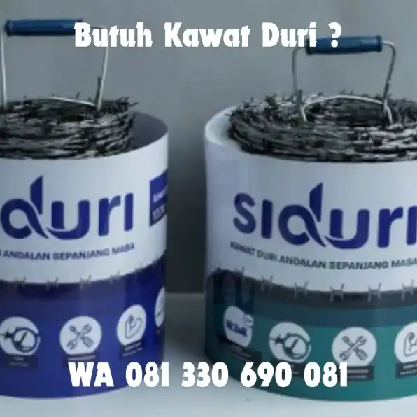 Siduri Kawat Duri Baja Tahan Karat Awet 20 Tahun Tidak Mudah Dipotong