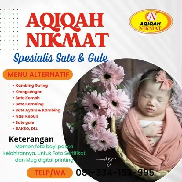 Hub. 0813 3415 2995 Catering Aqiqah Halal Dengan Pilihan Menu Lengkap Dan Nikmat Kota Batu