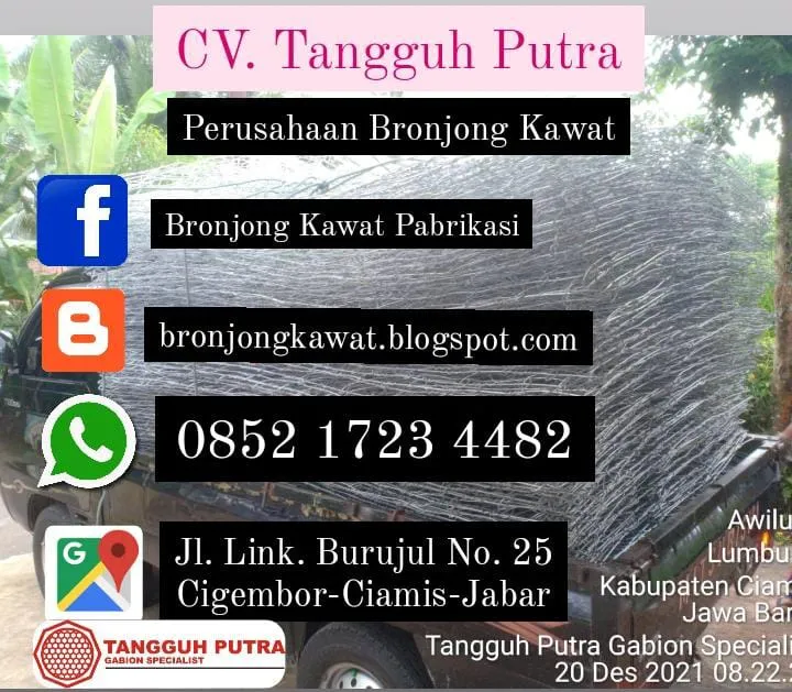 Sale !!! 085217234482, Agen Bronjong Kawat Pabrikasi di Poncokusumo, Malang
