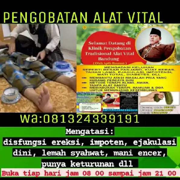 Pengobatan Alat vita morowali Apih Rusman