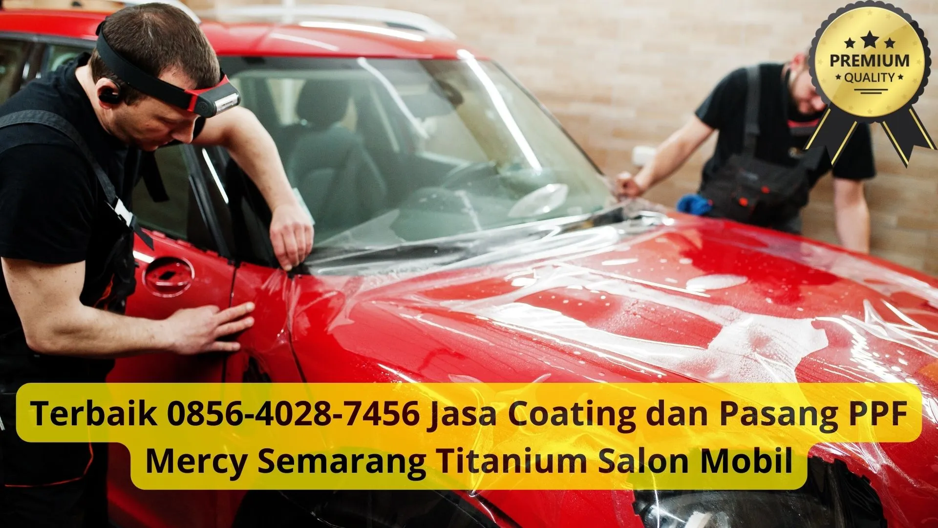 Terbaik Jasa Coating dan Pasang PPF Mercy Semarang Titanium Salon Mobil