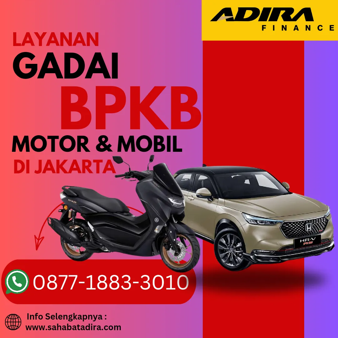 0877-1883-3010,Gadai BPKB Online Tanpa Survey di Depok