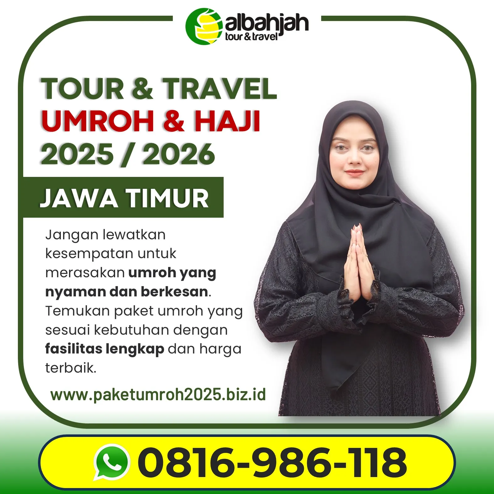 Travel Umroh Keluarga 2025 Bululawang Malang AL Bahjah