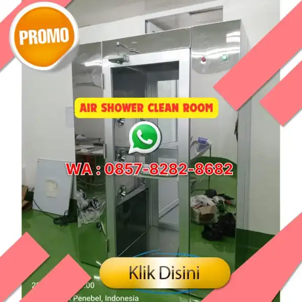 🔴 (TERBAIK) WA : 0857.8282-8682 Vendor Air Shower Cleanroom Pabrik Kosmetik