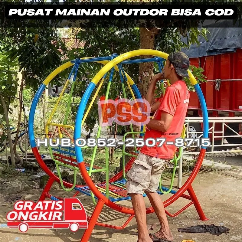 Desain Ayunan Besi Minimalis Dan Mangkok Putar Kec Marga Tabanan Bali