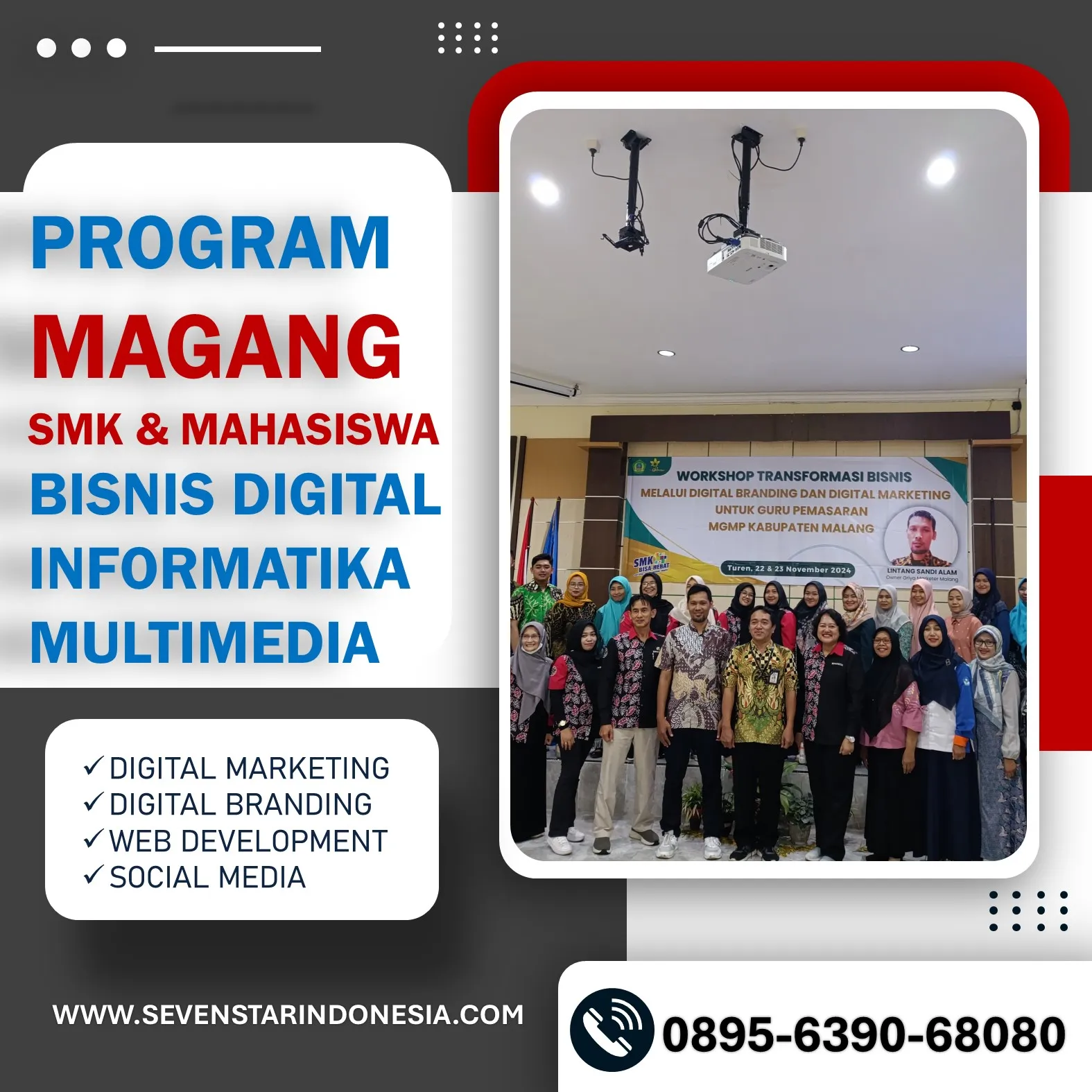 Hub 0895-6390-68080, Daftar Magang Mahasiswa 1 Bulan di Turen Malang - Dapatkan Pengalaman!