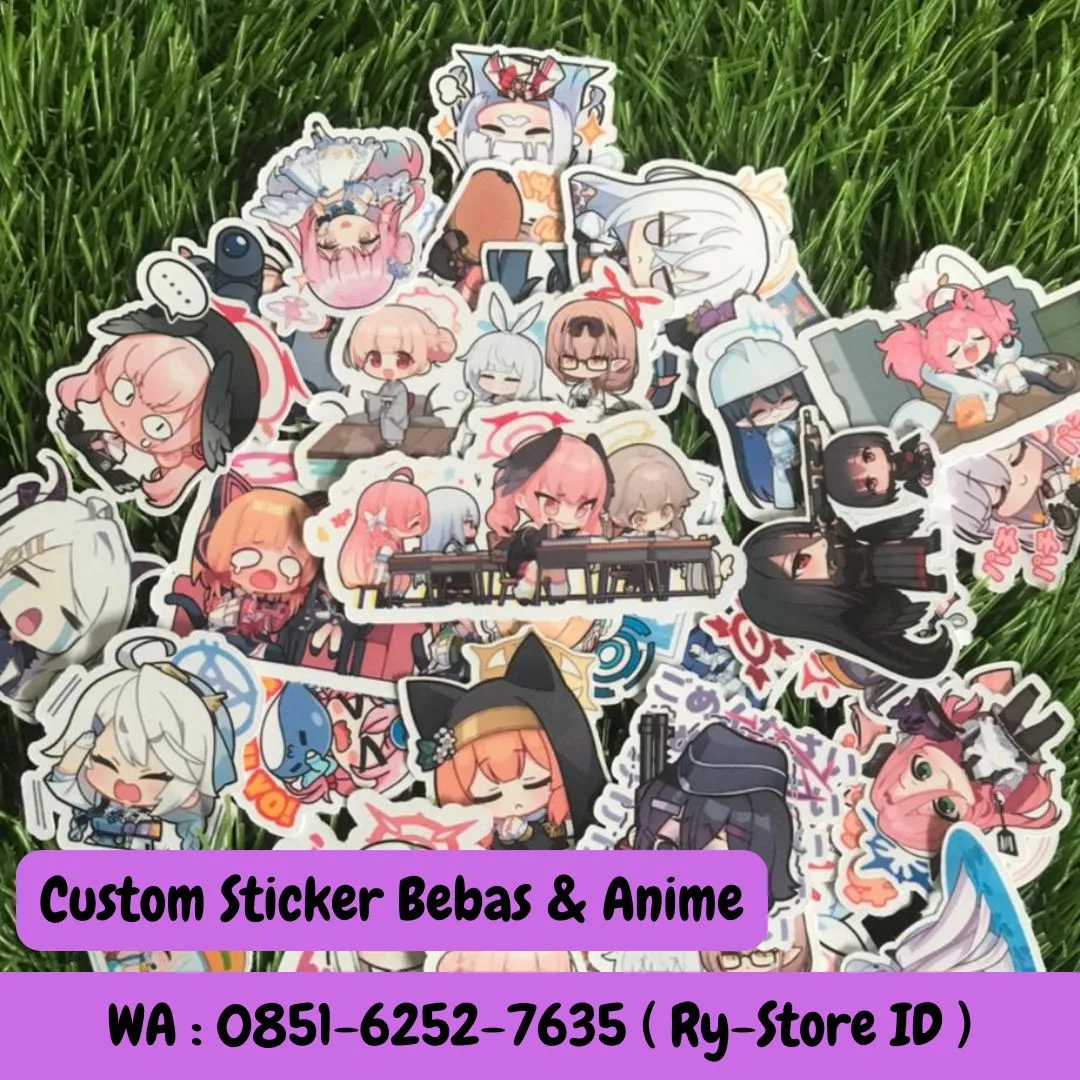 WA 085i-6252-7635 ( Ry-Store ID ), Sticker Anime Custom Kota Bogor