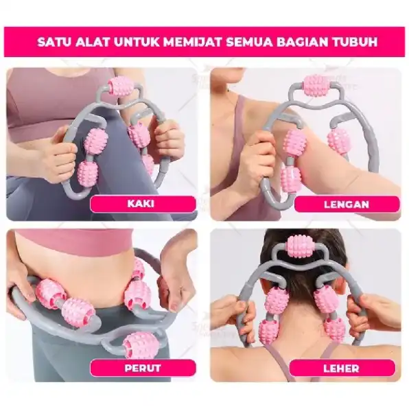 Alat Pijat Manual Relaksasi Massage Ball Pijat Roller Wheel Duri Bola Duri Untuk Yoga dan Olahraga