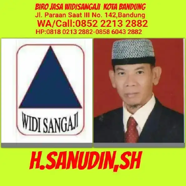 Biro jasa STNK BPKB Bandung Widi Sangaji 0852-2213-2882