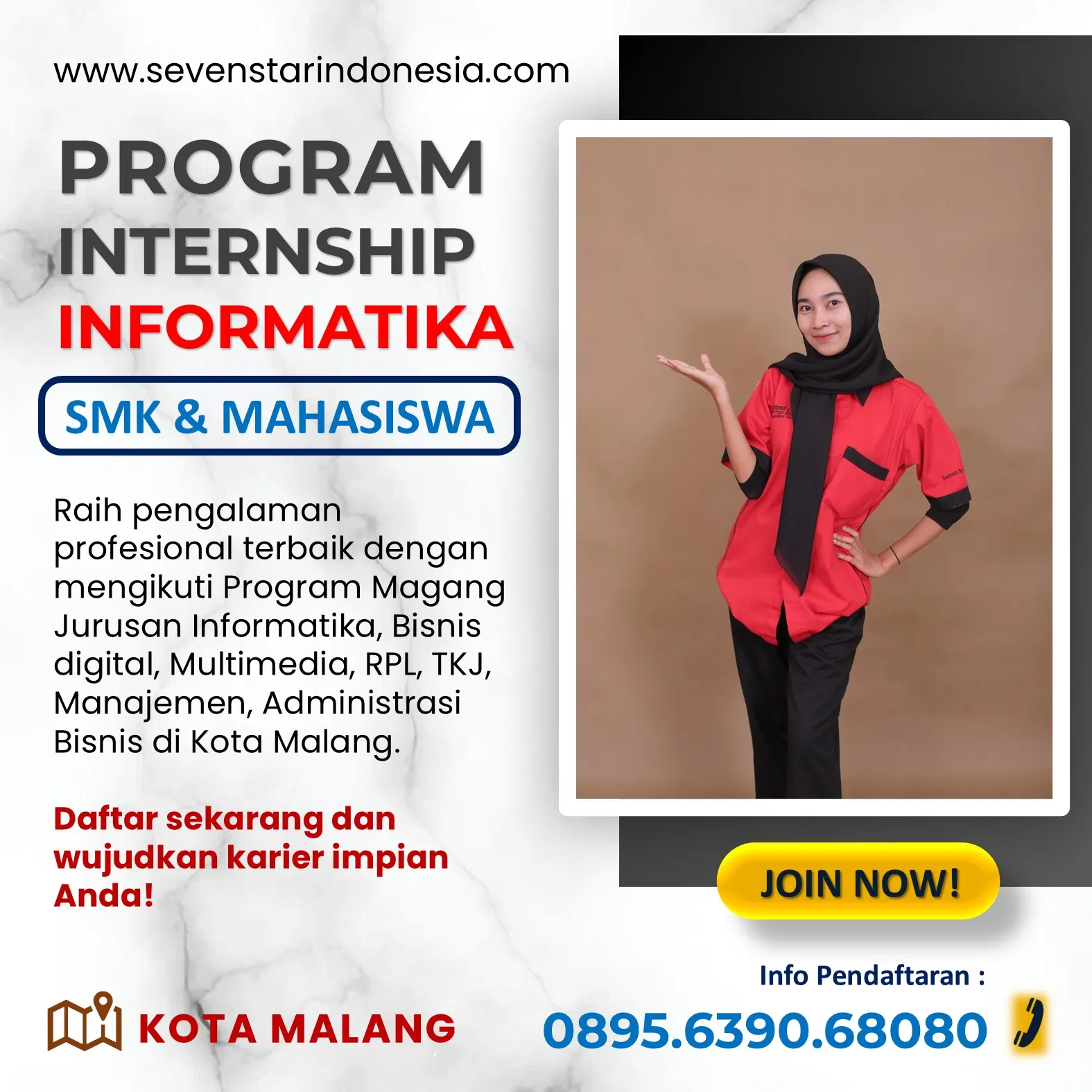 Hub 0895-6390-68080, Lowongan Magang Bisnis Digital di Malang: Temukan Peluang Karir Baru