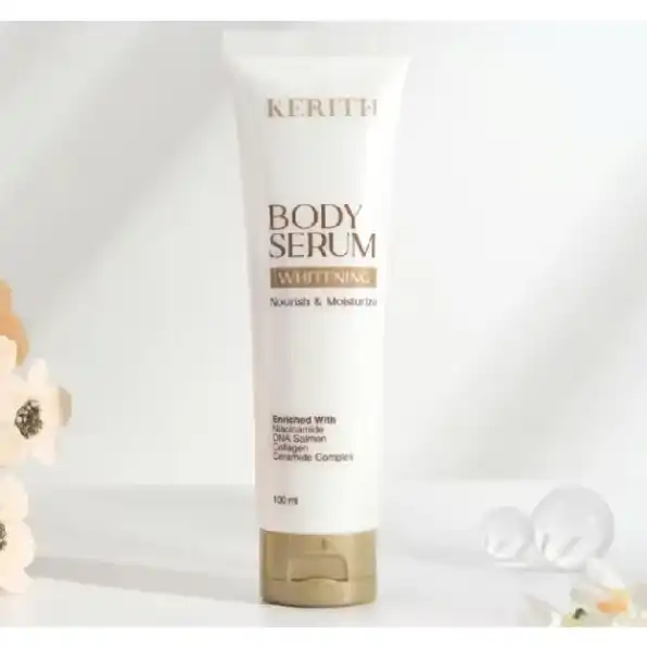 KERITH White Glow Perfect Gluta Soap Sabun Pemutih Badan & Body Serum BPOM