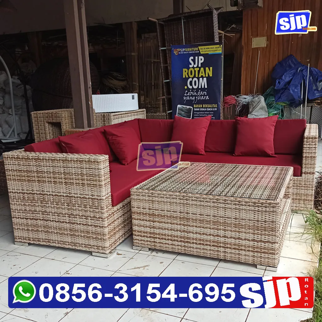 Jual Sofa Rotan sintetis, Jual Sofa ruang tamu outdoor