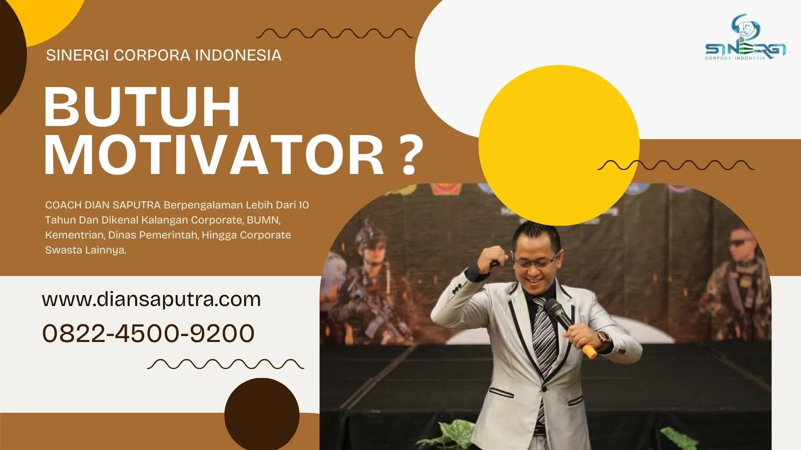 Trainer Marketing Manado, Terpercaya & Solutif, Dian Saputra