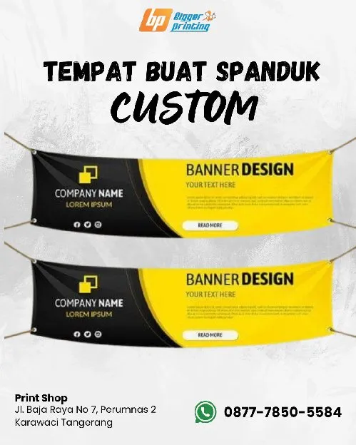 Buat Spanduk Custom