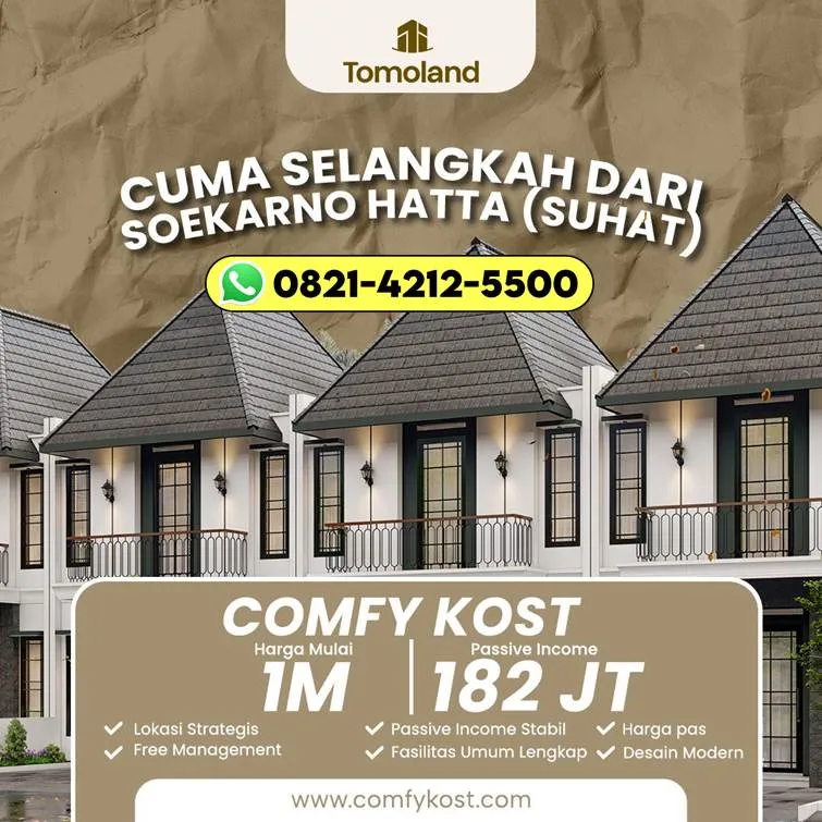 HARGA TERJANGKAU T821-4212-5500 Pengembang Rumah Kost Bulanan Untuk Profesional Muda Jawa Timur Blitar COMFY KOST