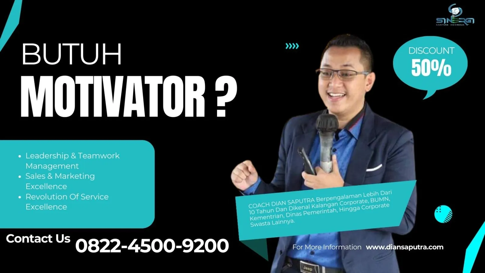 Trainer Sales Kebumen, Terpercaya & Solutif, Dian Saputra