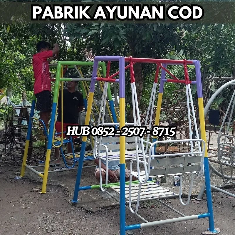 Hub 0852-2507-8715 CUKUP SHARE LOCK !! ayunan besi dewasa Dan Perosotan Custom  Kec Gombong Kebumen Bayar COD Free Ongkir
