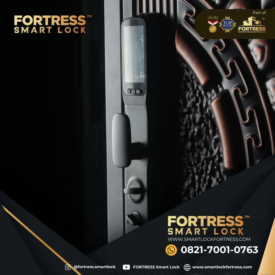 (FORTRESS) Smart Door Lock With Camera And Doorbell Di Palu