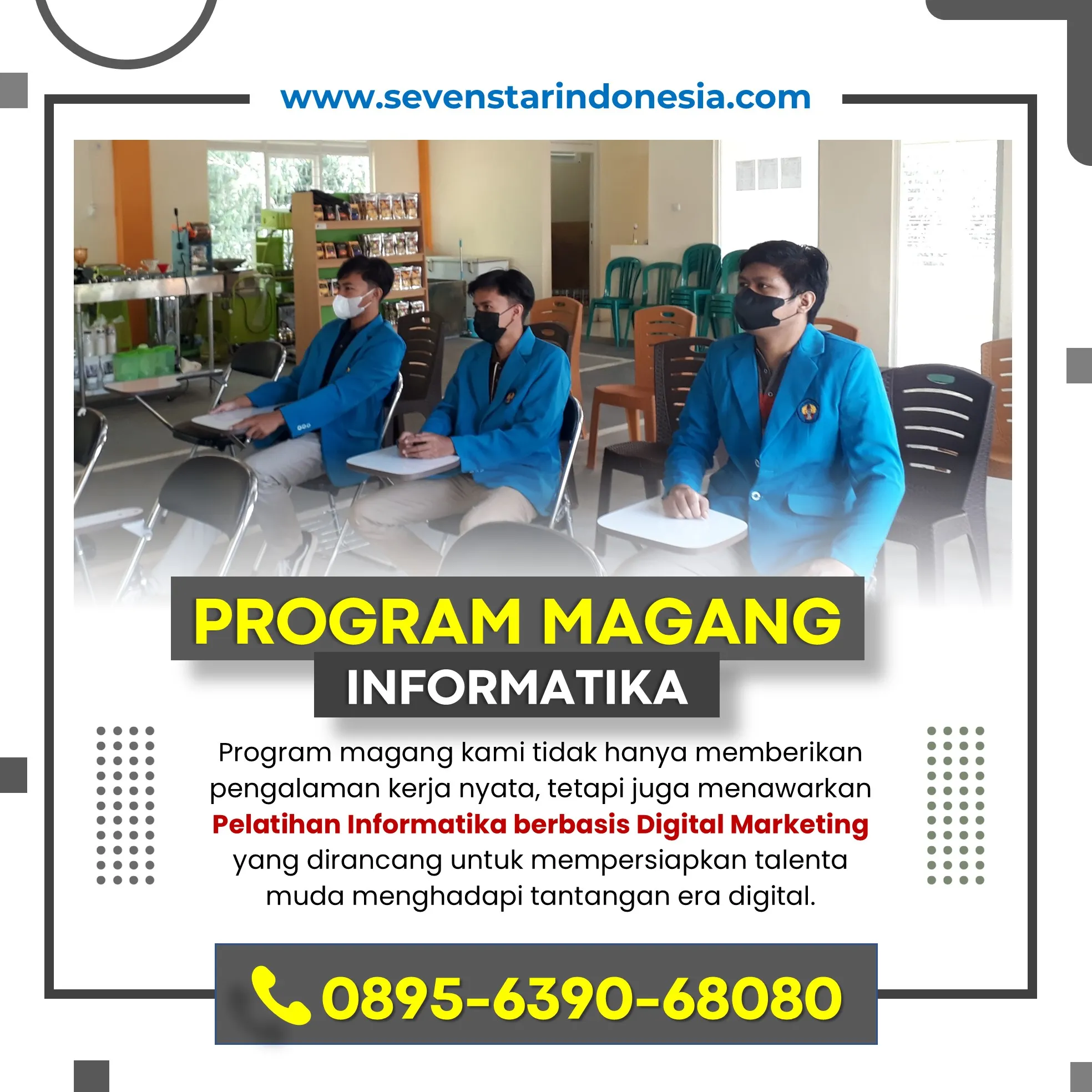 (WA 0895-6390-68080) Rekomendasi Magang Informatika di Kediri