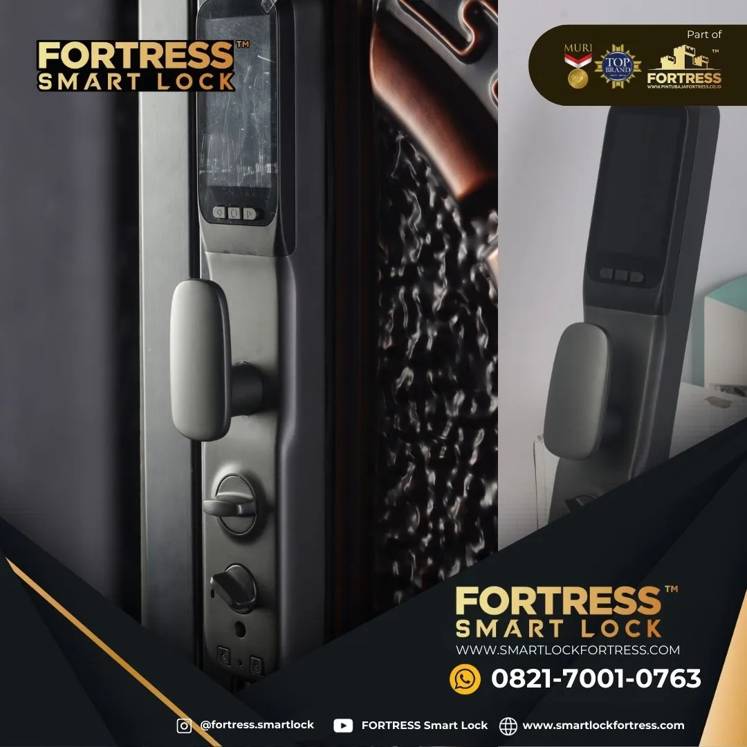 (FORTRESS) Best Smart Door Lock Fingerprint Di Palu