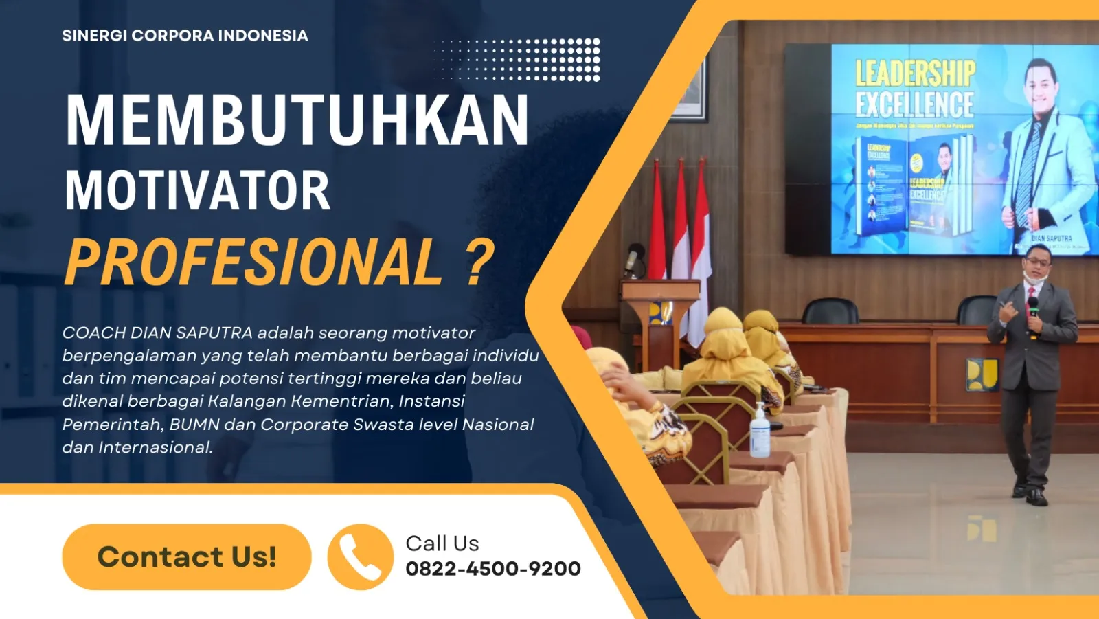 Trainer Leadership Sampang, Terpercaya & Solutif, Dian Saputra