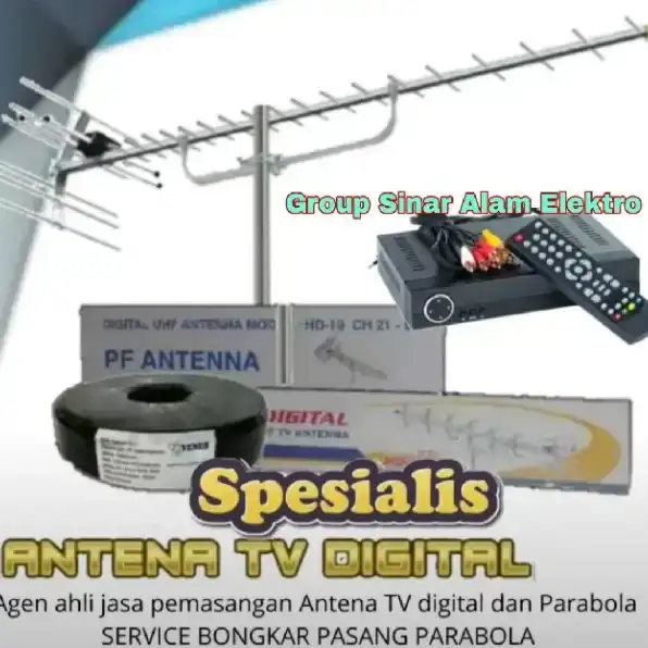 Agen Pusat Jasa Pasang Baru Antena TV Digital Taktakan, Kota Serang