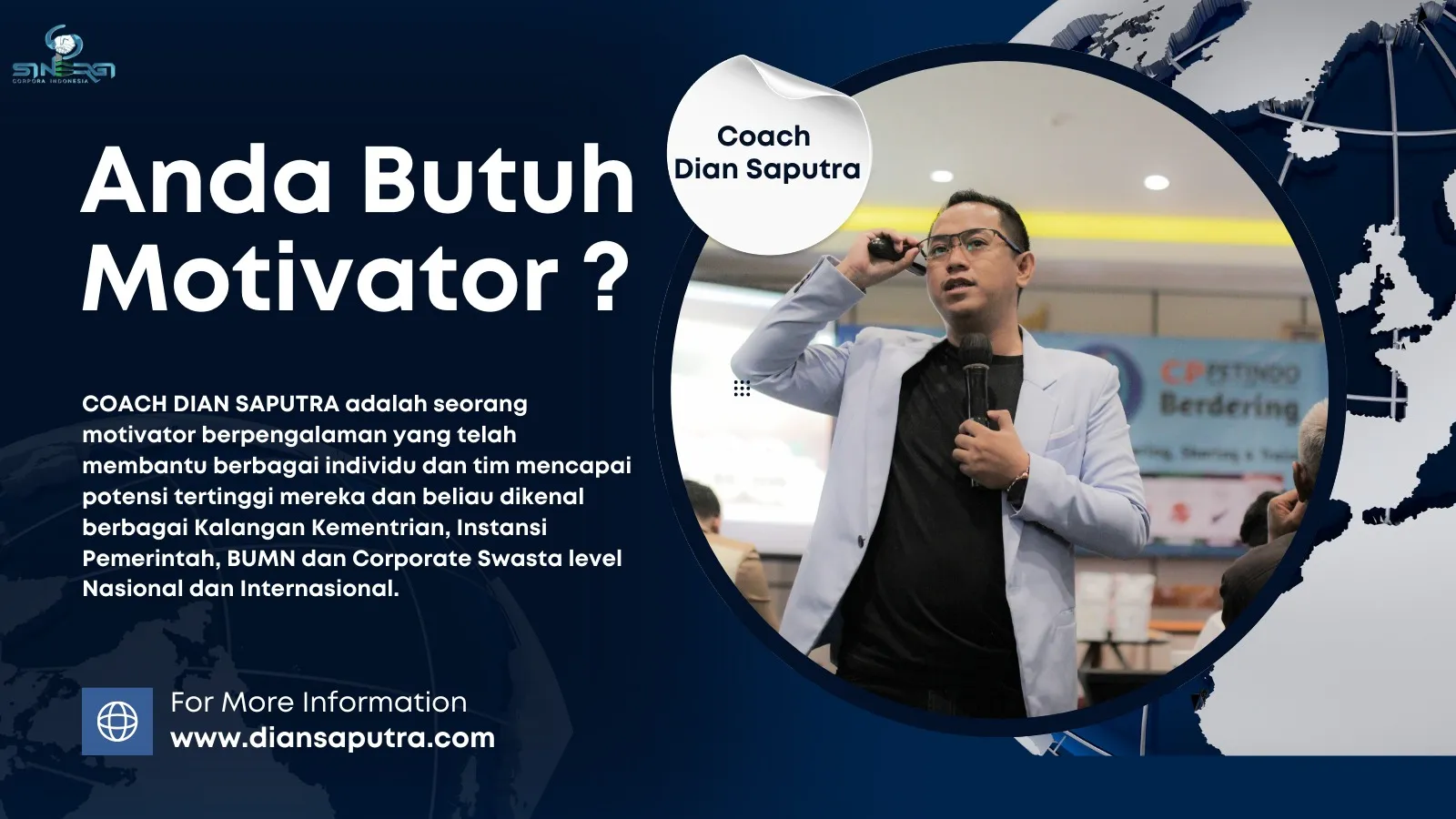 Pembicara Motivator Pandaan, Terpercaya & Solutif, Dian Saputra