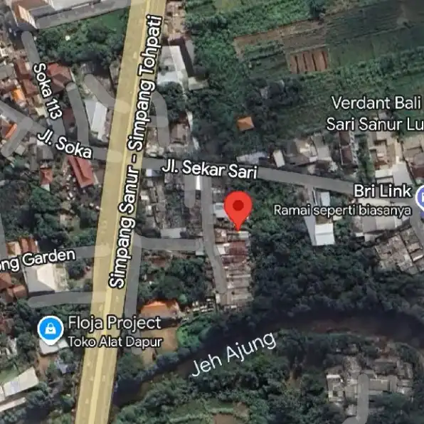 Dijual 30,5 are, Jl. Sekar Sari Utama Simpang Tohpati Bypass Ngurah Rai Kesiman Kerthalangu Denpasar