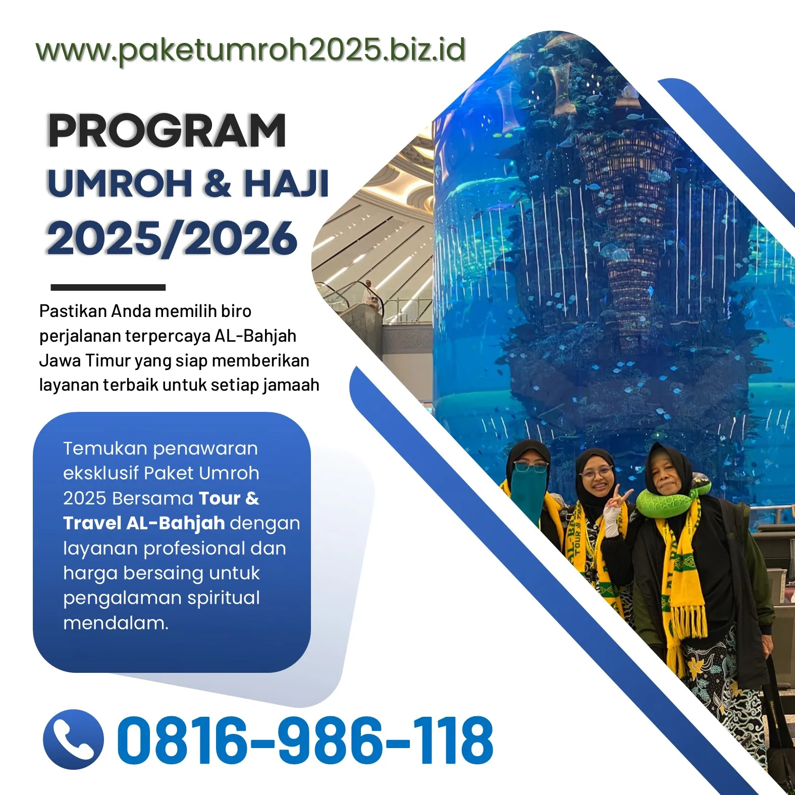 Travel Umroh Akhir Tahun 2025 Ngantang Malang Bersama AL Bahjah