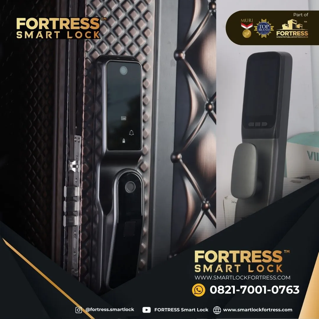 (FORTRESS) Kunci Pintu Smart Lock 2 Pintu Di Mempawah