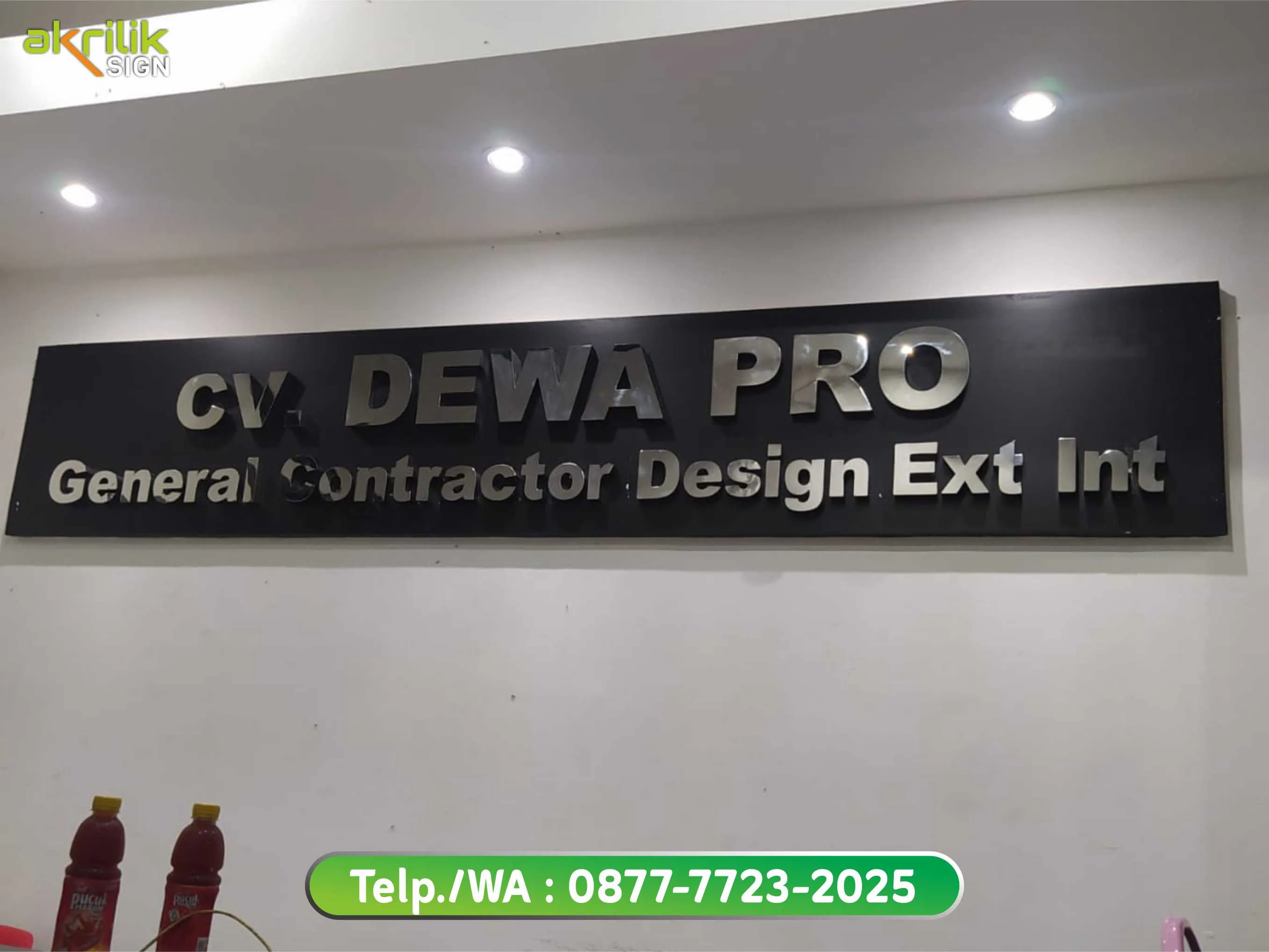 3D Huruf Timbul Stainless Purwakarta