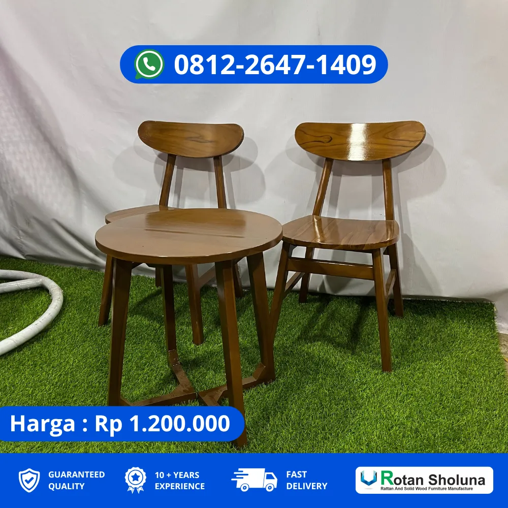 Kursi Teras Jati untuk Minum Teh