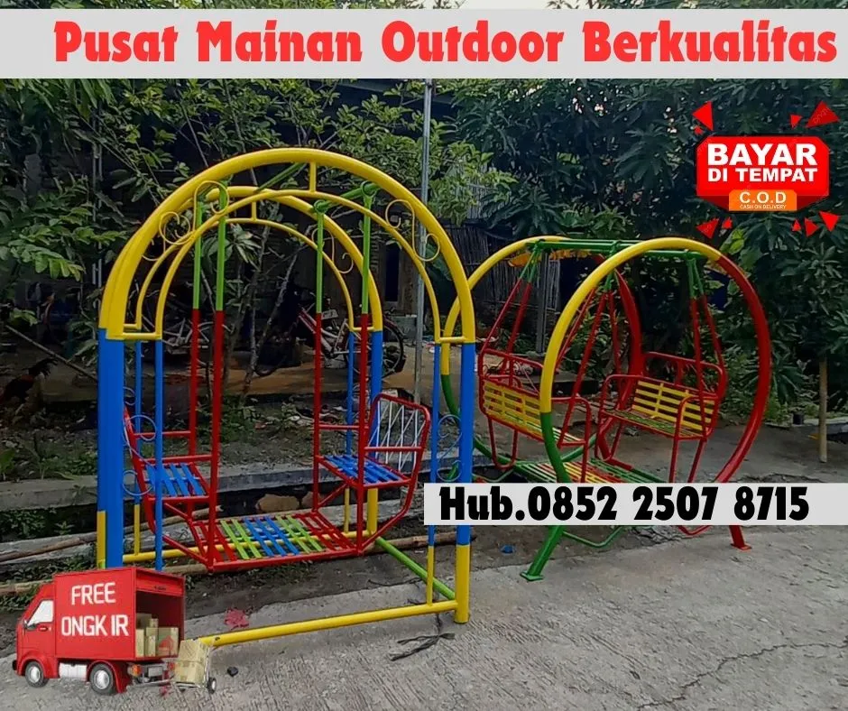 Hub 0852-2507-8715 DISINI SAJA !! Ayunan Besi Custom Dan Perosotan Anak Kec Candimulyo Magelang Bayar COD Free Ongkir