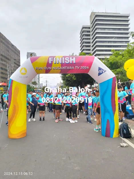 Jual Balon Gate Start Finish Kota Makasar. Hub 081212020918
