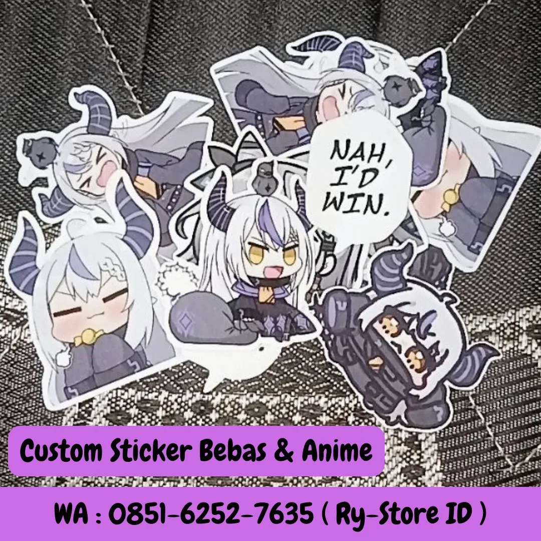 WA 085I-6252-7635 ( Ry-Store ID ), Sticker Anime Custom Kota Sukabumi