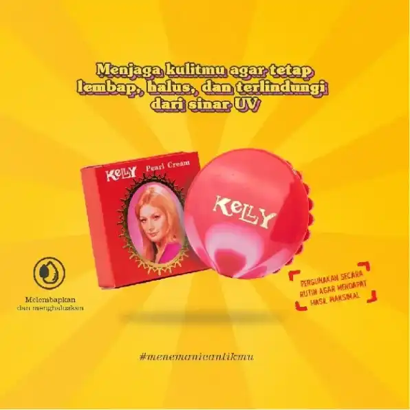 Kelly Pearl Cream 15gr - 5gr - Krim Wajah - Foundation